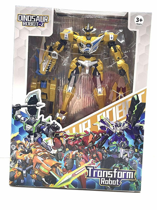 Трансформер Динозавробот зі зброєю Жовтий (W 6688-26 /27/28/29/30) Чернигов - изображение 2