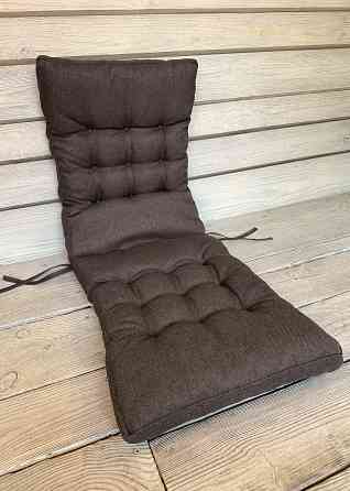 Подушка для стільців (40x120х4 см) подвійна Decorator Мальмо колір коричневий 84-168 Київ