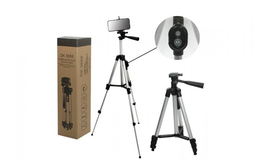 Штатив Трипод TRIPOD Телефони Камери Фотоапарата з Bluetooth Кнопкою DK-3888 Вінниця - фото 2