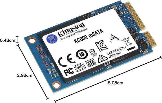 SSD Kingston KC600 mSATA 512GB SATA3 внутренний для ноутбука и ПК Киев