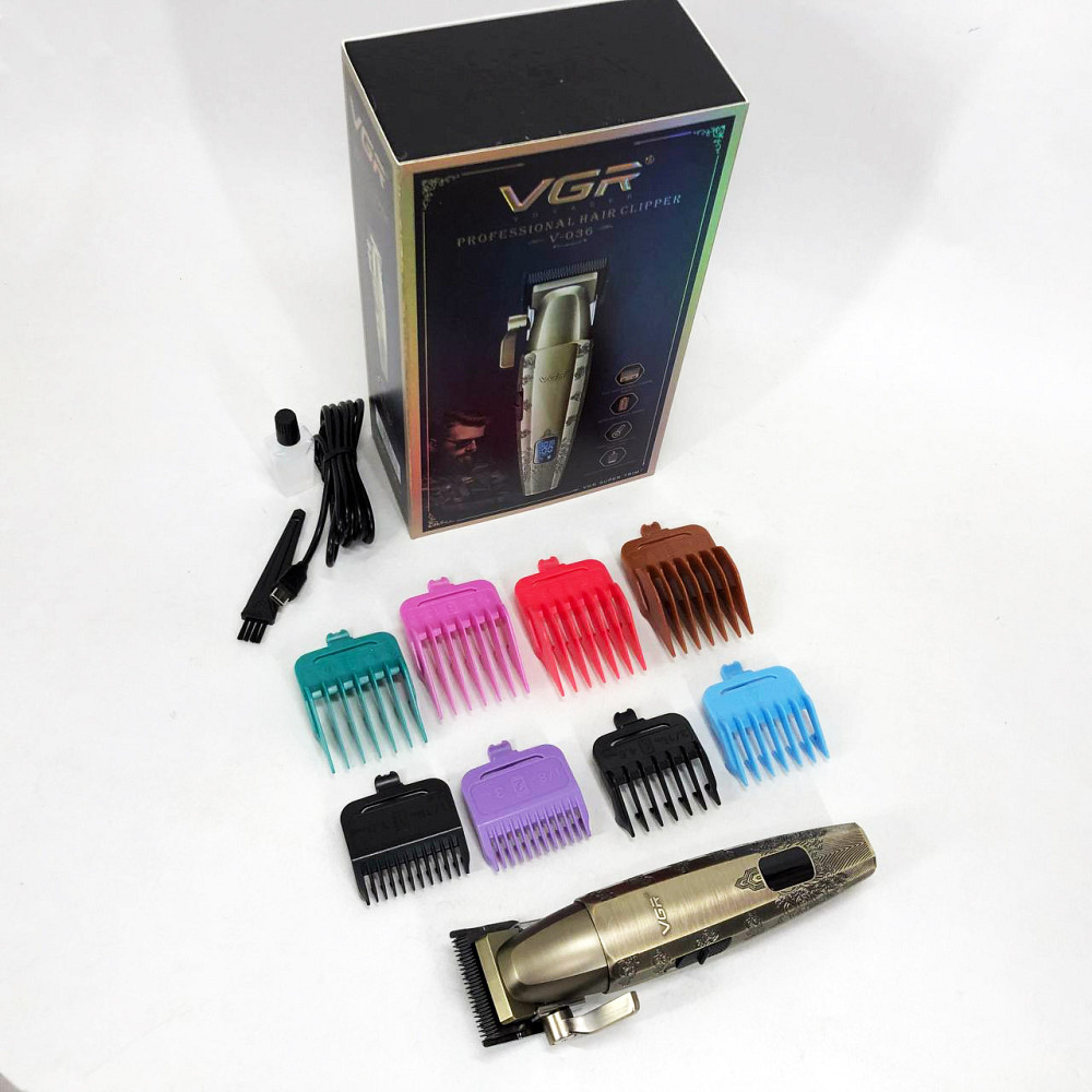 Чоловічий тример для окантовки, Професійна машинка для стрижки волосся Набір машинок стрижки DP-10 Івано-Франківськ - фото 9