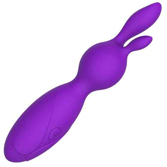 Вібратор Purple bunny 10 режимів вібрації колір фіолетовий Sex Aura Київ