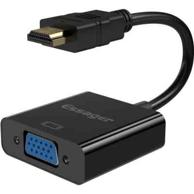 Перехідник HDMI to VGA 0.15m Essager (EZJHV-HY01) Вінниця
