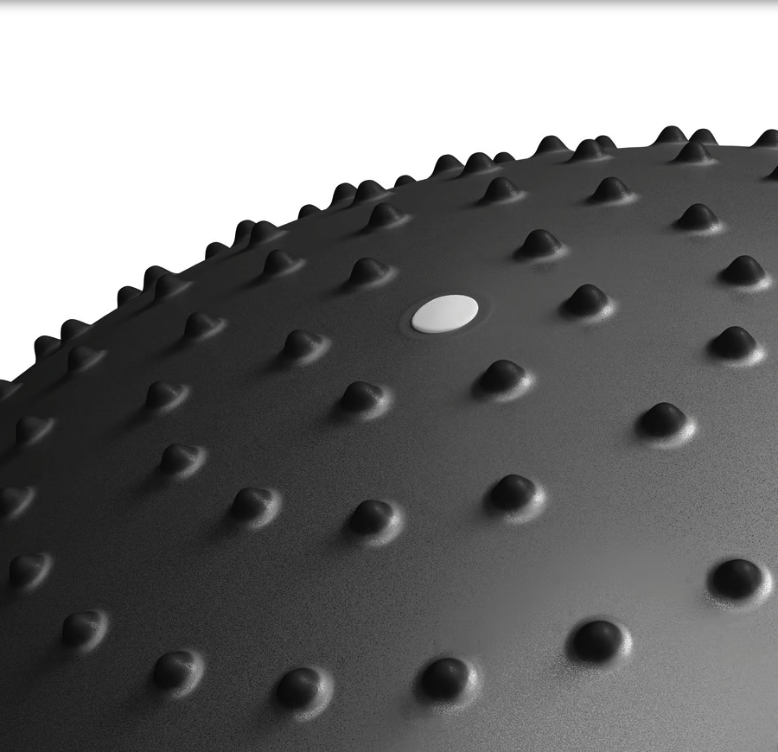 Фітбол масажний Hop-Sport 65см чорний + насос Київ - фото 6