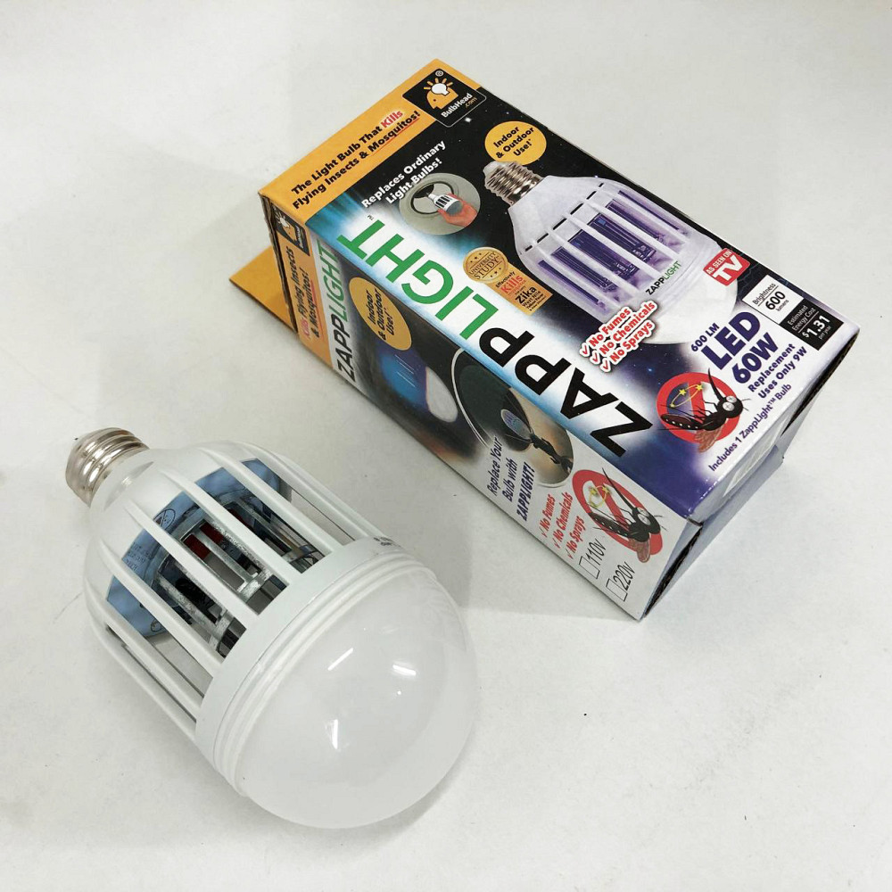 Світлодіодна лампа для комах Zapp Light, електрична пастка для комах, протимоскітна лампа від комарів WZ-53 Львів - фото 15