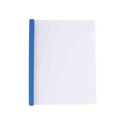 Папка-скоросшиватель Economix А4 с планкой-зажимом 6 мм (2-35 листов), синяя (E31204-02) Вінниця