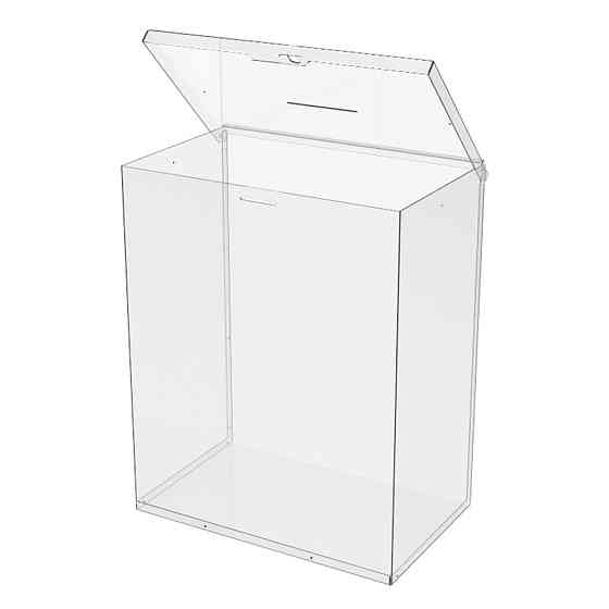 Ящик EKOSTAR с замком для пожертвований и сбора денег 400x250x500. Объем 50 литров Киев