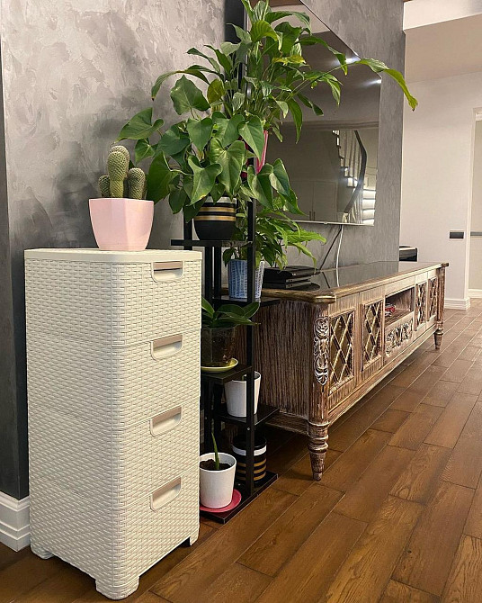 Комод пластиковий "BRILLIANT" 4 ящика 81х38х33 Efe plastics Одеса - фото 2
