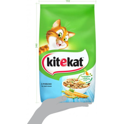 Сухой корм для кошек Kitekat Рыба с овощами 1.8 кг (5900951279881) Винница - изображение 6
