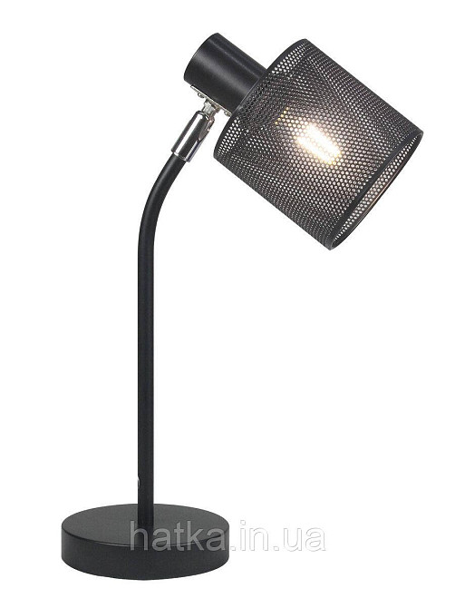 Настільна лампа в стилі лофт VALESO LT9076 BK з поворотнім механізмом Київ - фото 1