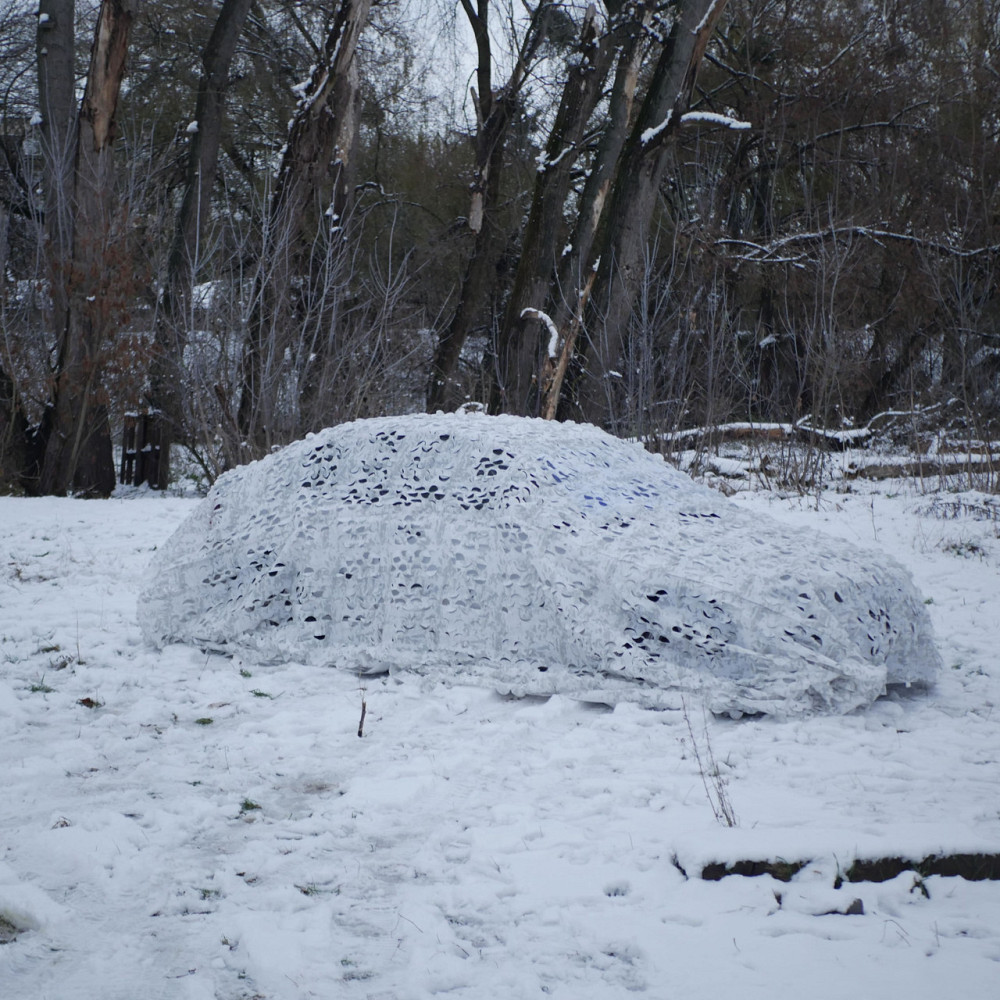 Зимова маскувальна сітка Militex Зимовий мультикам 2х5м (площа 10 кв.м.). Маскувальна сітка біла Київ - фото 3