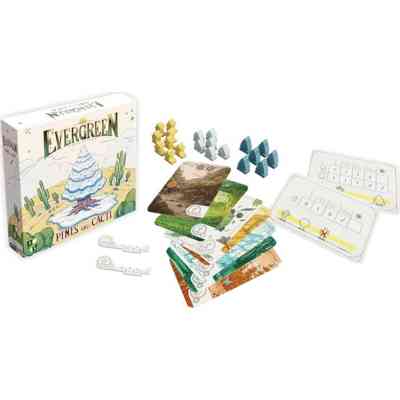 Настільна гра Games 7 Days Evergreen: сосни та кактуси (Evergreen: Pines and Cacti) (англ.) + QR-код на укр. правила (HG171) Вінниця