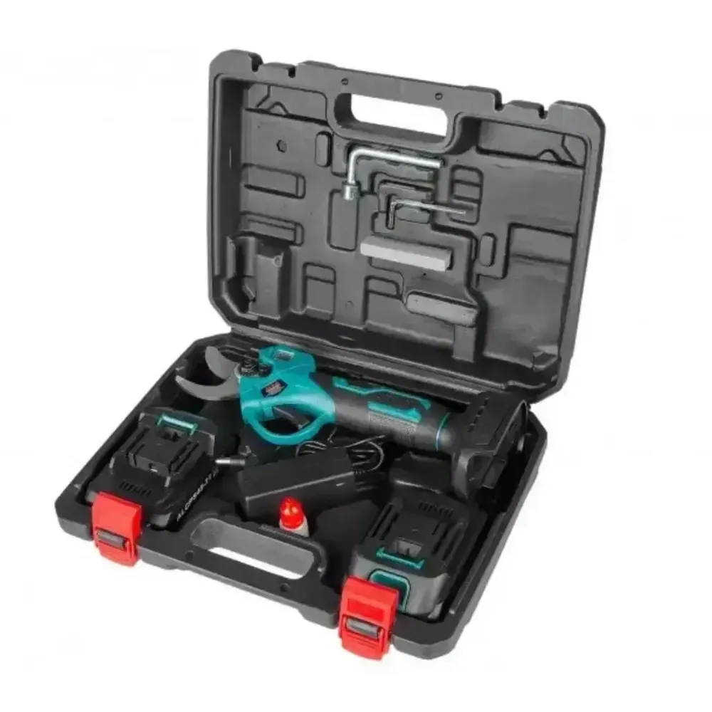 Секатор садовий акумуляторний ALFA ALCPS45-21 – 21V, 2.0Ah, зріз 30 мм, у кейсі Львів - фото 10