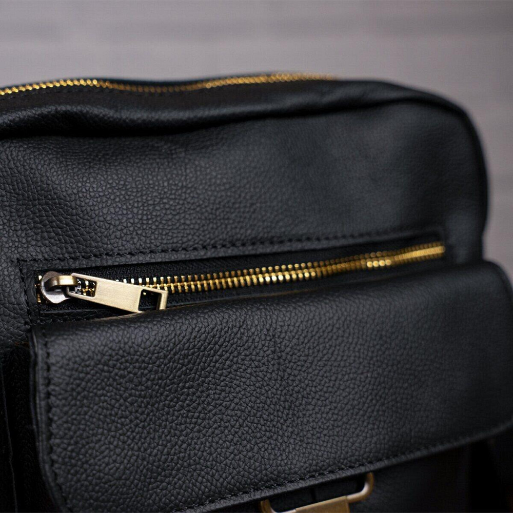 Сумка стильная мужская Черная (Vintage) Киев - изображение 12