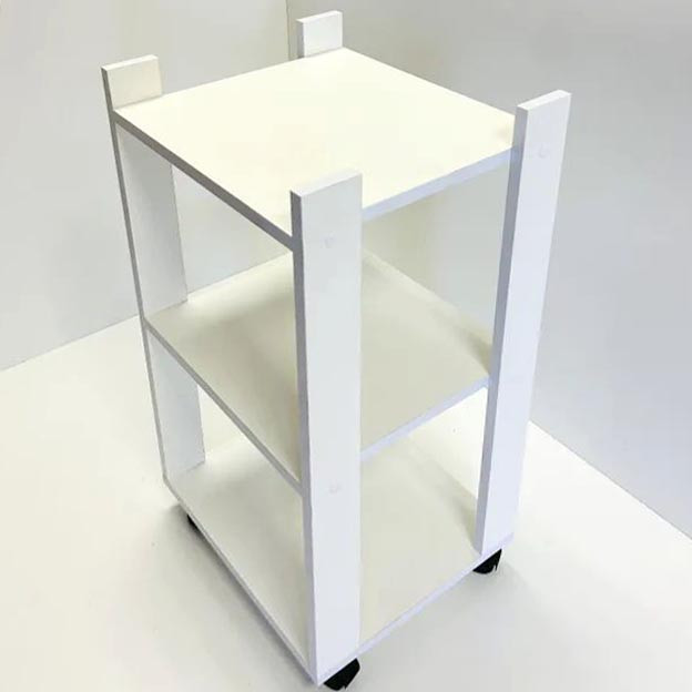 Этажерка для ванной на колёсиках 