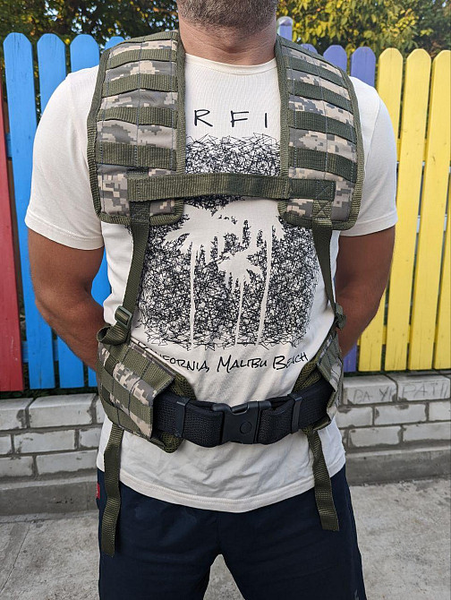 РПС з підсумками повний комплект Ремінно-плечова система Розвантажувальний пояс тактичне розвантажен Днепр - изображение 1