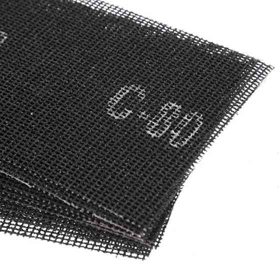 Сітка абразивна, 105×280 мм, зерно K80, 10 од. INTERTOOL KT-6008 Киев