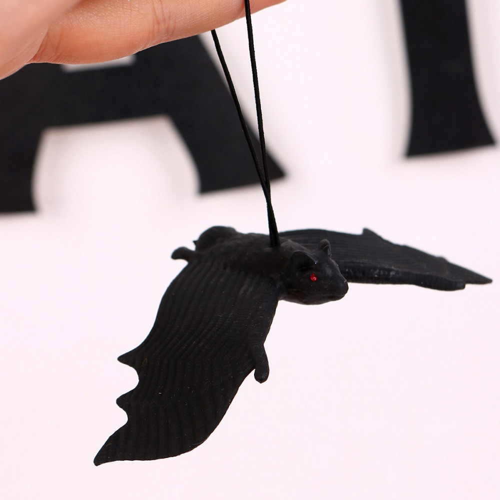 Летучая мышь искусственная 14 на 5 см черный Киев - изображение 4