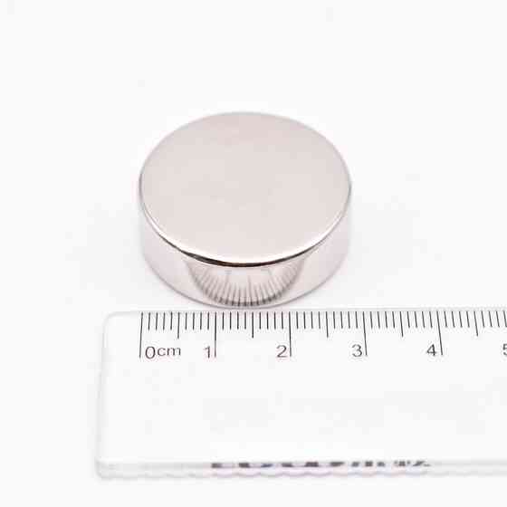 Сильный дисковый неодимовый магнит 30x10 мм Киев