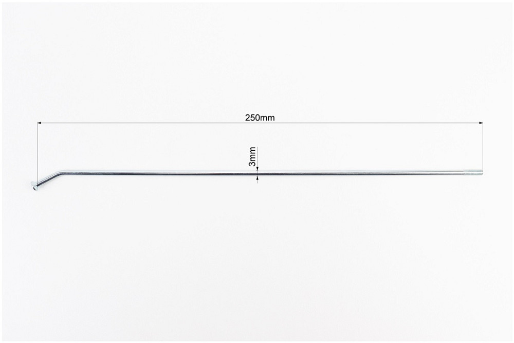 Loncin LX250GY-3 Спиця переднього колеса L=250мм, D=3мм Киев - изображение 2