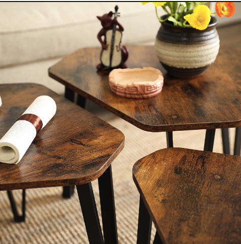 Комплект журнальних столиків Leobert Kombo 3 шт в стилі Loft Київ - фото 4