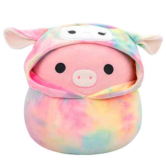 М'яка іграшка Squishmallows- Поросятко Пітер (30 cm, у одязі) Дніпро