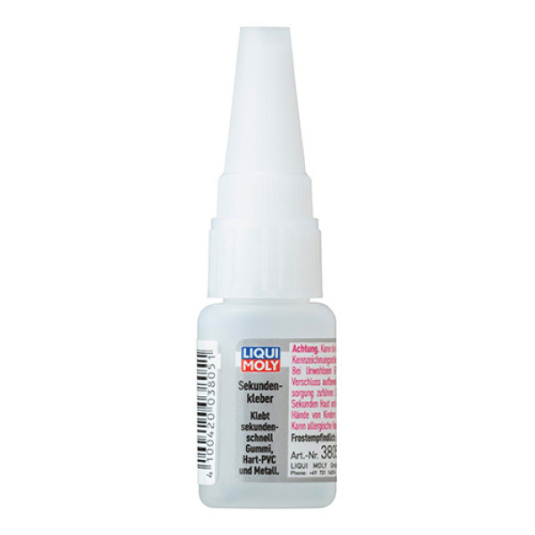 Клей универсальный Liqui Moly Sekunden-Kleber быстрый 10мл Львов - изображение 1