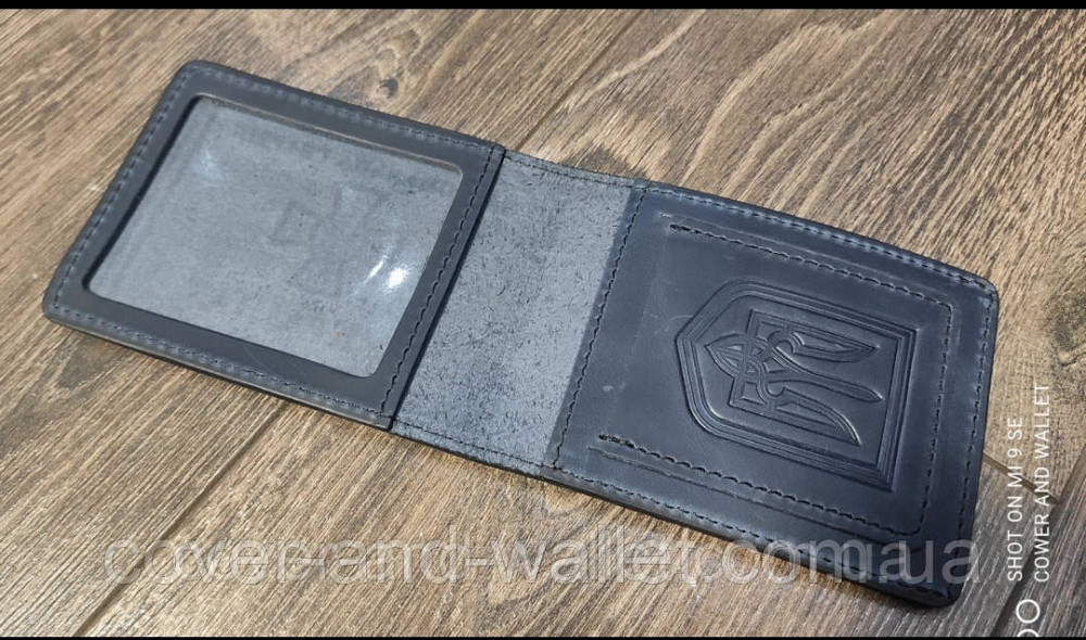 Кожаная обложка с карманом "Національна Гвардія Україна" Київ - фото 3