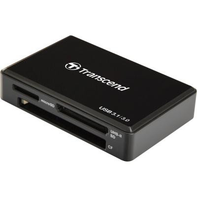 Зчитувач флеш-карт Transcend USB 3.1 Gen 1 Type-C SD/microSD/CompactFlash/Memory Stick (TS-RDC8K2) Вінниця - фото 1