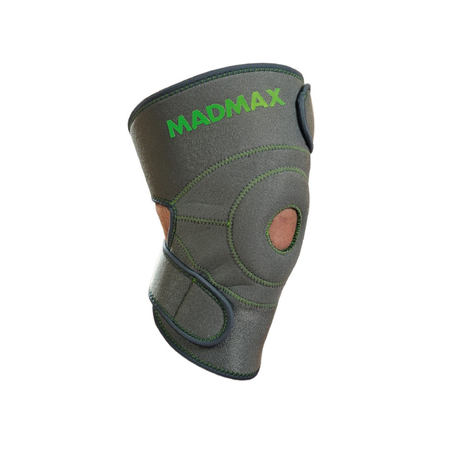 Наколінник MadMax MFA-295 Zahoprene Universal Knee Support Dark Grey/Green (1шт.) Київ - фото 2