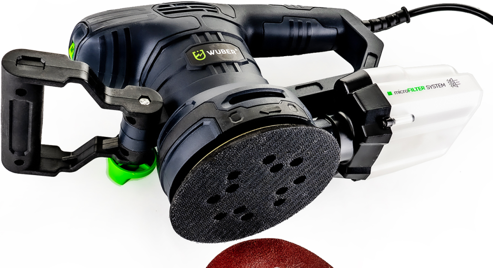 Шліфмашина ексцентрикова Wuber 1300Вт 240В (Польща) Київ - фото 3
