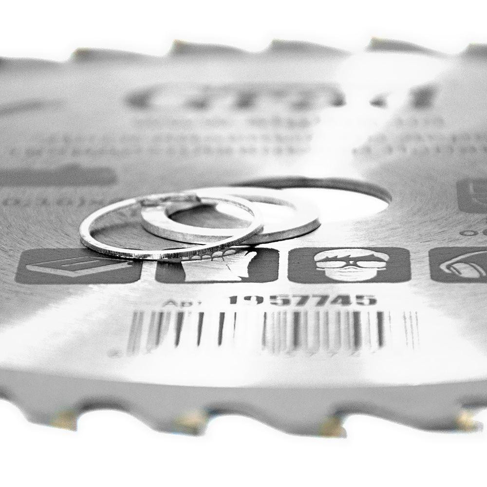 Диск пильный по дереву с твердосплавными напайками Ø185×22.2 (20; 16)×40Т, 8000об/мин GRAD (1957745) Ровно - изображение 3