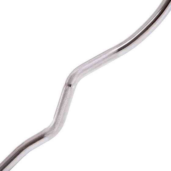 Штанга фиксированная изогнутая полиуретановая LI NUO 3623-5 длина 106 см 5 кг Киев