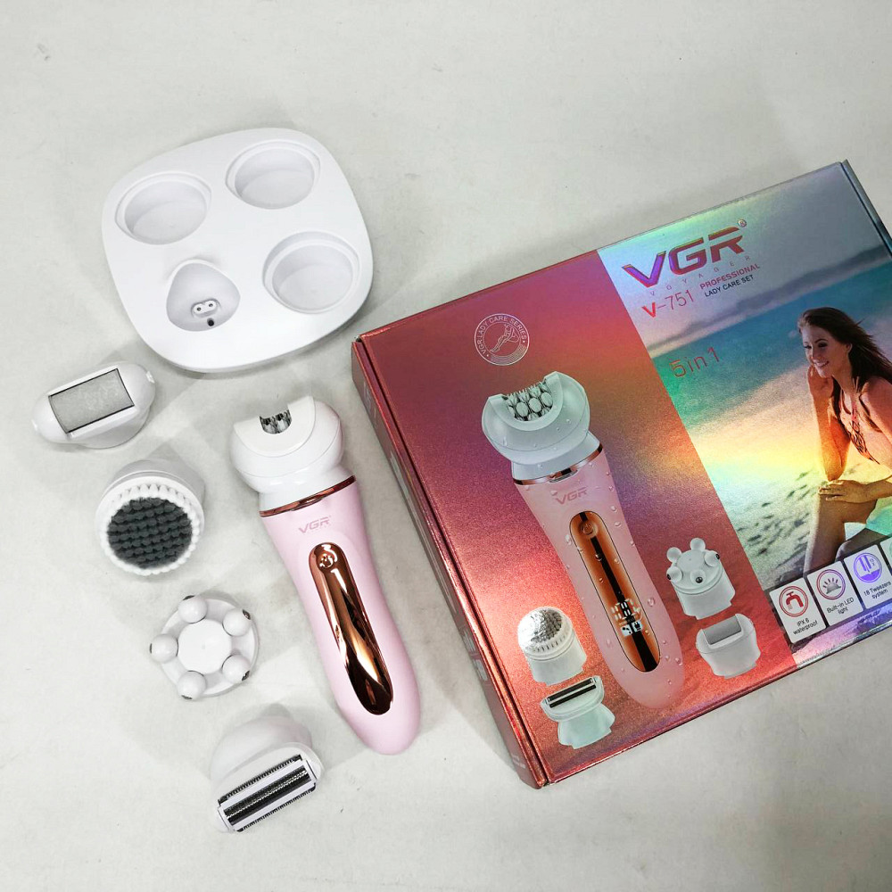 Эпиляторы для всех зон VGR, Пемза для шелушения пяток Эпилятор удаления незаметных волос IB-23 Львов - изображение 10