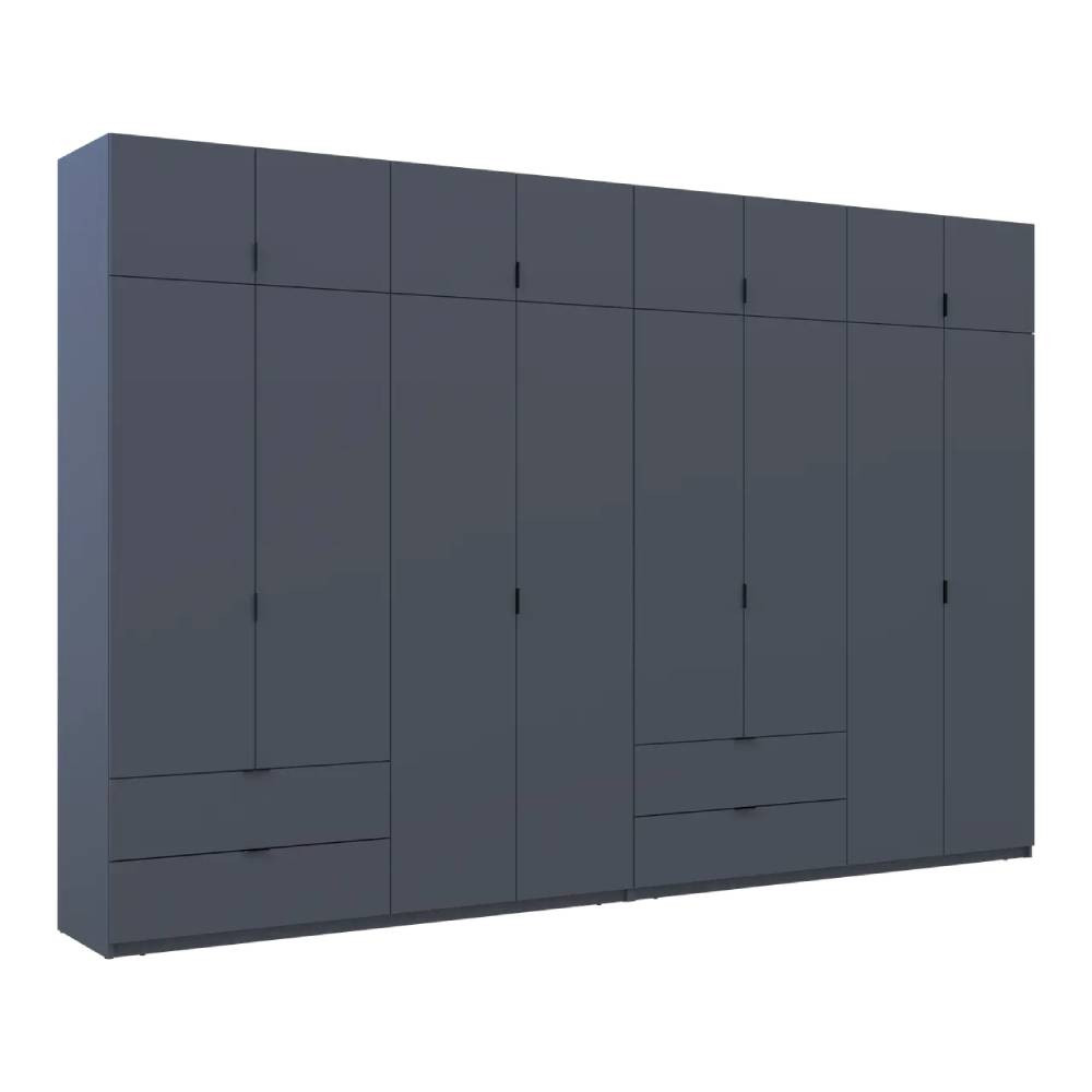 Шкаф для одежды Doros Лукас Графит 4+4 ДСП 360х50х240 DRS-011702 (42005145) Днепр - изображение 6