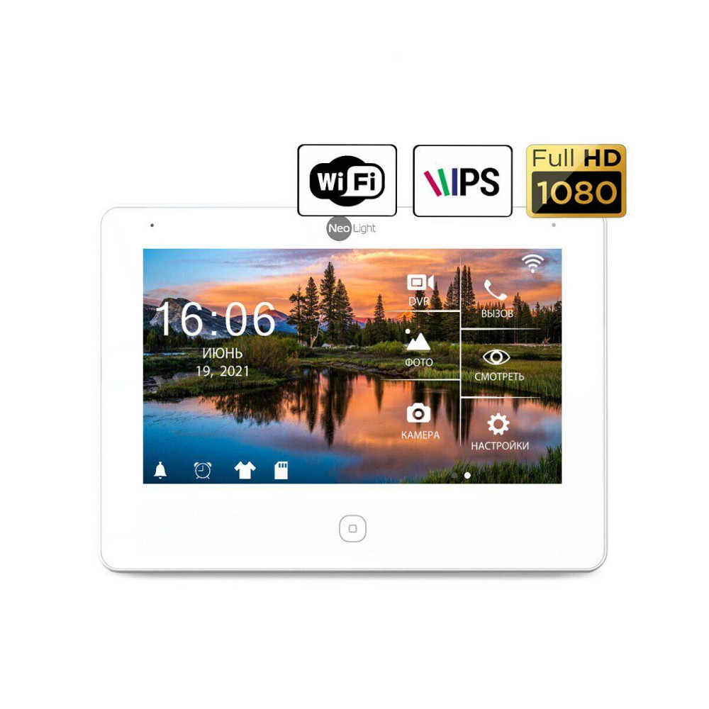 Кольоровий відеодомофон NeoLight Alpha HD Київ - фото 2