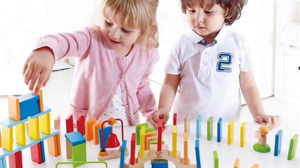 Динамічний конструктор Hape Ефект доміно 107 ел. (E1042) Харків - фото 8