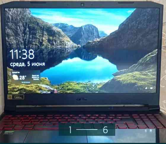 Ноутбук: ASER NITRO 5 ( 515-44) AMD R5 4600H / GTX 1650 ti / RAM 16 GB . Київ