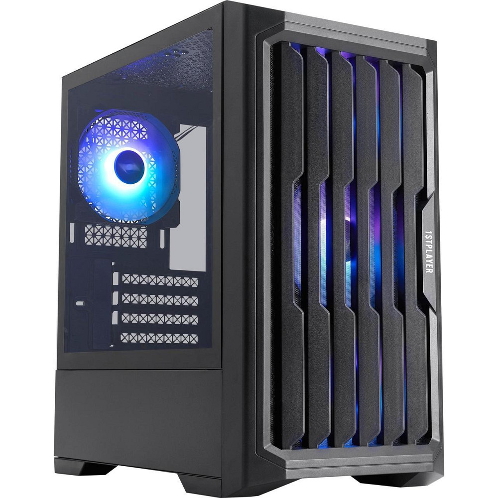 Корпус 1stPlayer H2-BK-4F7 Black без БЖ Харьков - изображение 1