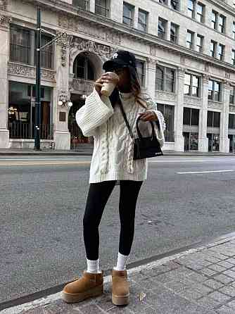 Жіночі базові лосини з високою посадкою рубчик Чорний, 54/56 Одеса