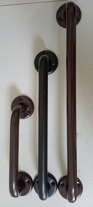 Ручка для воріт / дверей довжиною 200мм діаметром трубки 18мм, біла Київ - фото 1