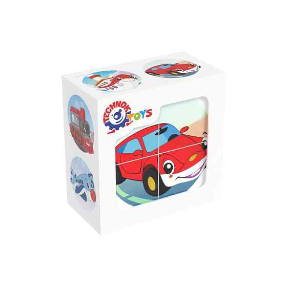 Розвиваючі кубики "У світі техніки" ТехноК 1769TXK Вінниця