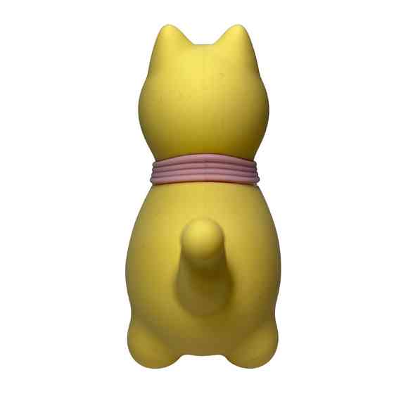Стимулятор клітора з язичком UNIVIBE Котик, 10 режимів, жовтий Sex Aura Київ