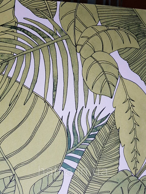 Шпалери флізелінові Khroma LAV105 LA VIE EN ROSE салатові гілки листя Київ - фото 3