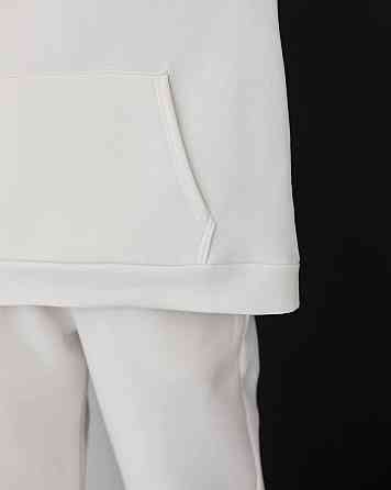 Женский спортивный теплый костюм оверсайз Молочный L Харьков