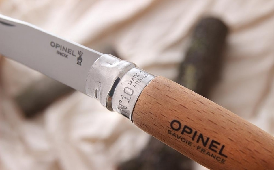 Кухонний Ніж універсальний Ніж Opinel "Inox Natural No.10" (123100) Нержавіюча сталь Нововолинськ - фото 3