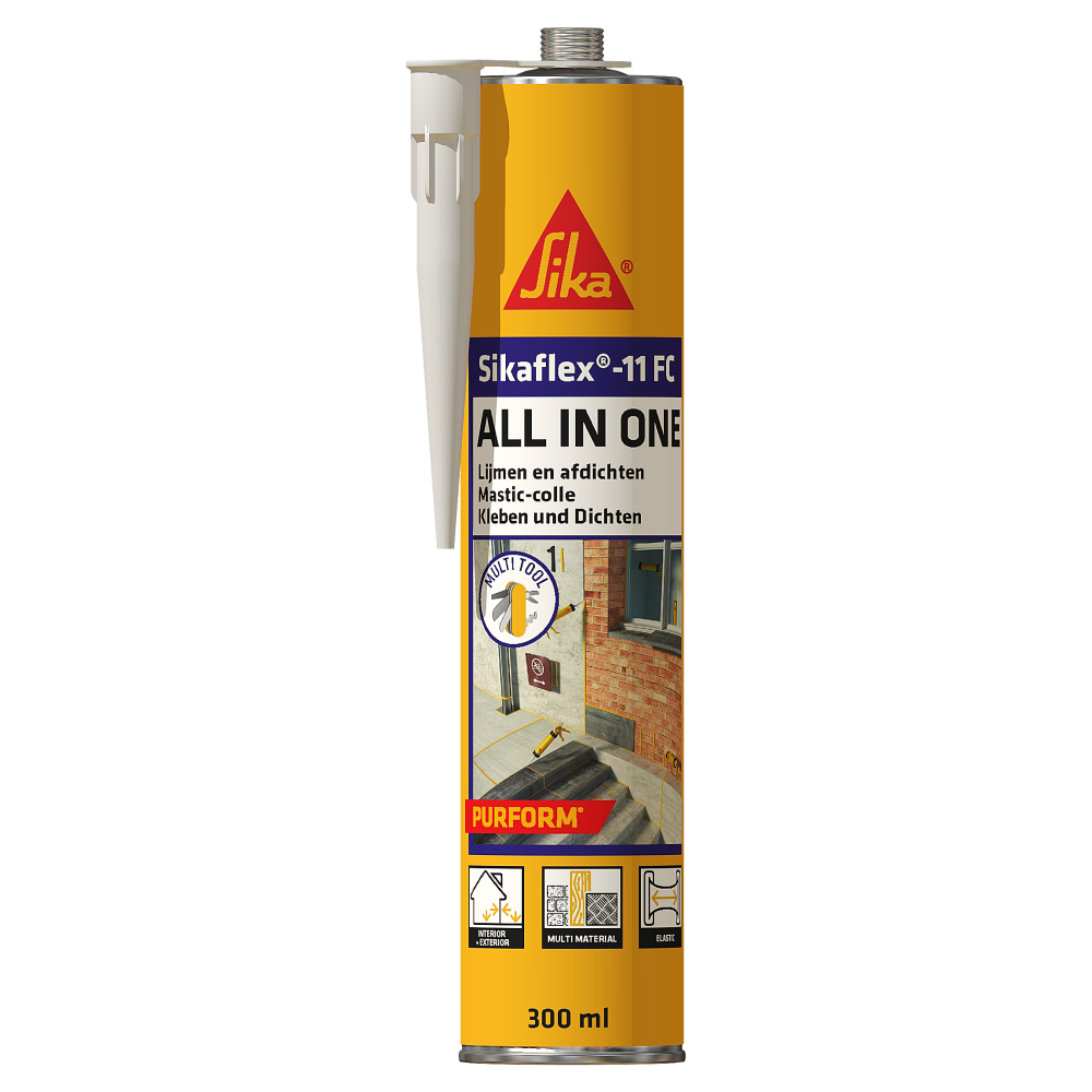 Клей-герметик поліуретановий Sika Sikaflex-11 FC 300 мл бежевий Киев - изображение 1