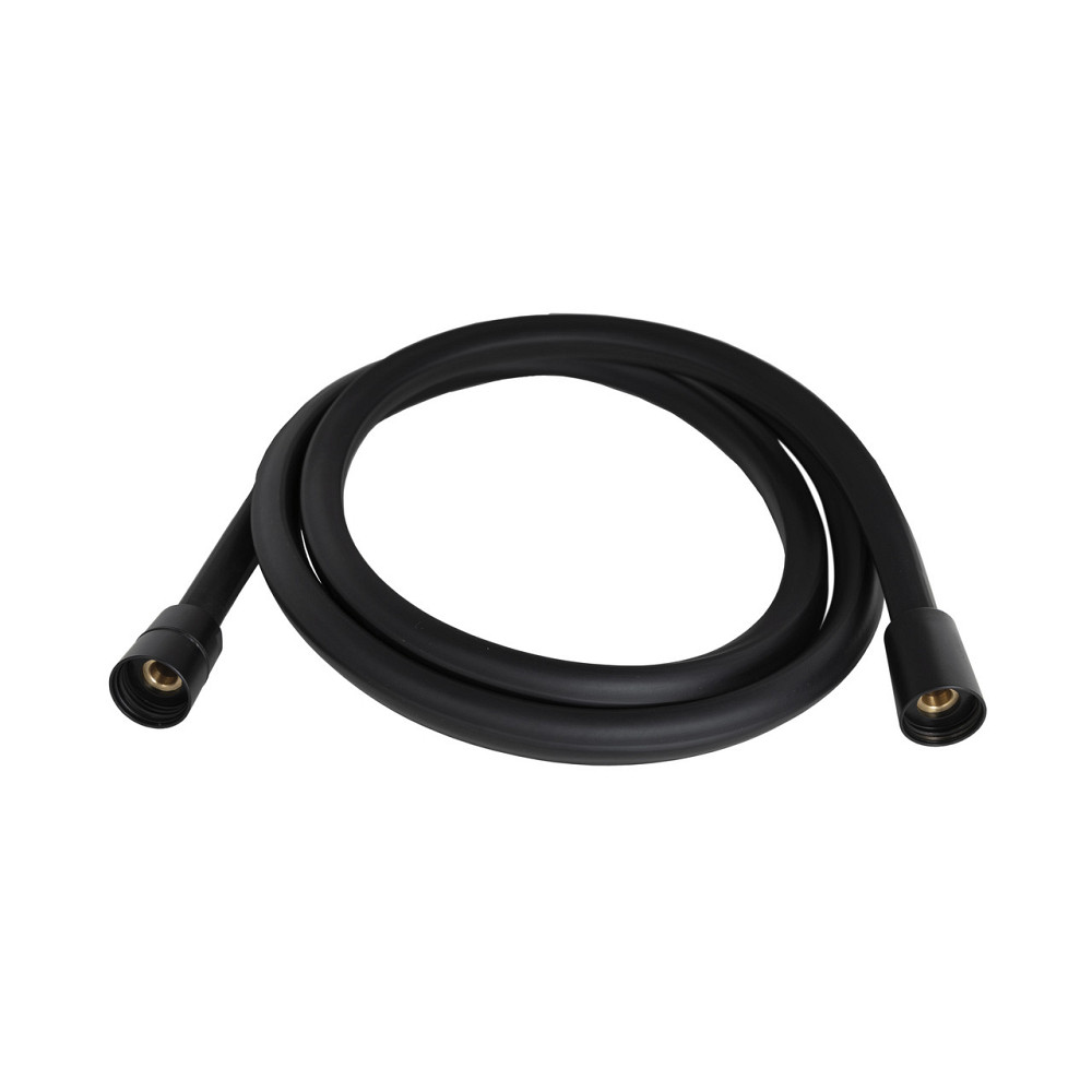 Шланг для ручного душа Qtap Hadice 1600 мм прямоугольный QTHADPVCSQ160B Black Matt Киев - изображение 1