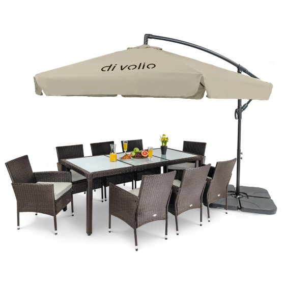 Парасолька садова Di Volio EMPOLI 300 см бежева Київ