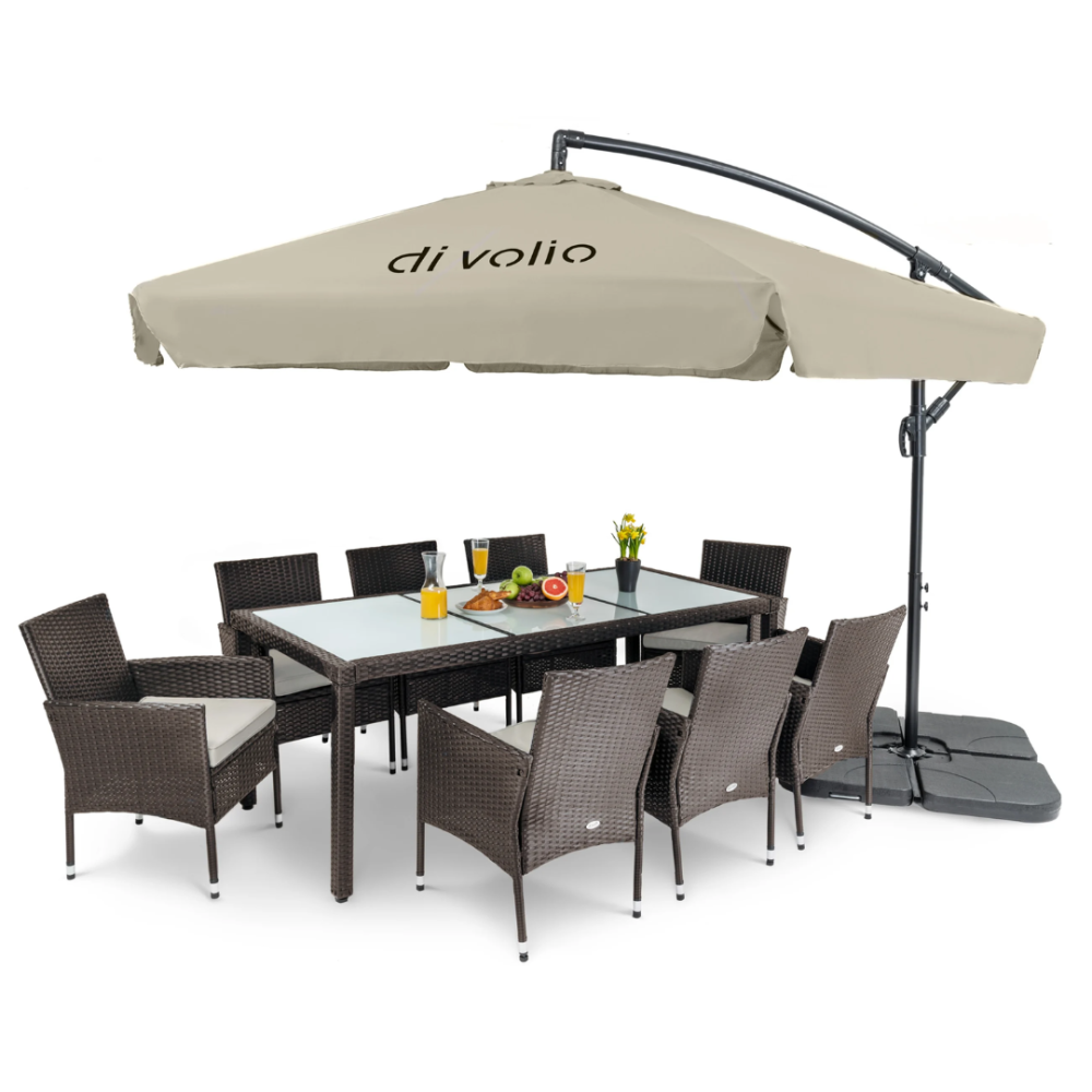 Парасолька садова Di Volio EMPOLI 300 см бежева Київ - фото 6